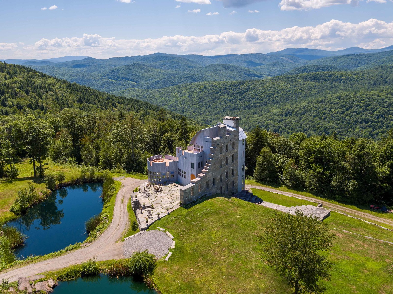 An aerial view of Grahall Estate's 240 acres.